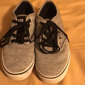 Boys Grey vans